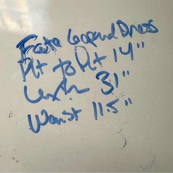 NWT FATE Leopard Off the Shoulder Dress SMALL S Brown Black Animal Print - Picture 8 of 13